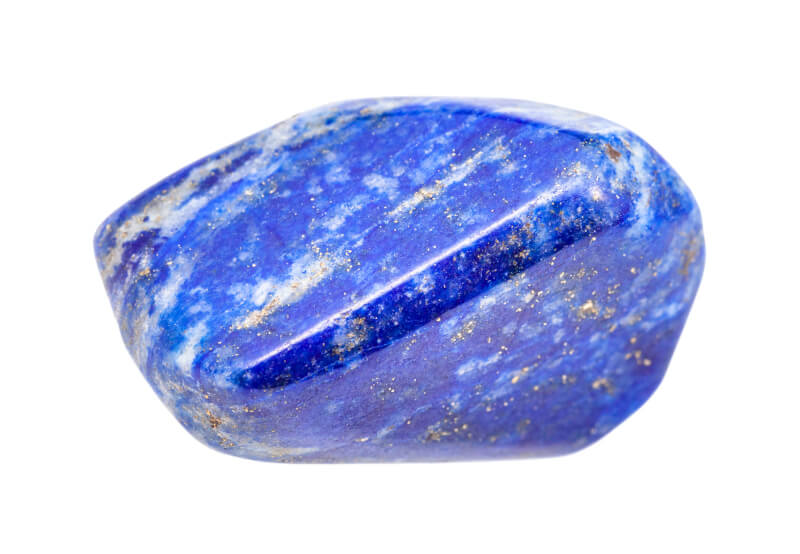 wypolerowany kamień lapis lazuli
