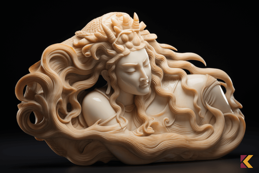 Rzeźba z alabastru