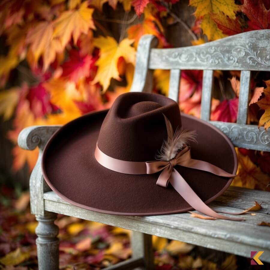 Kasztanowy kapelusz